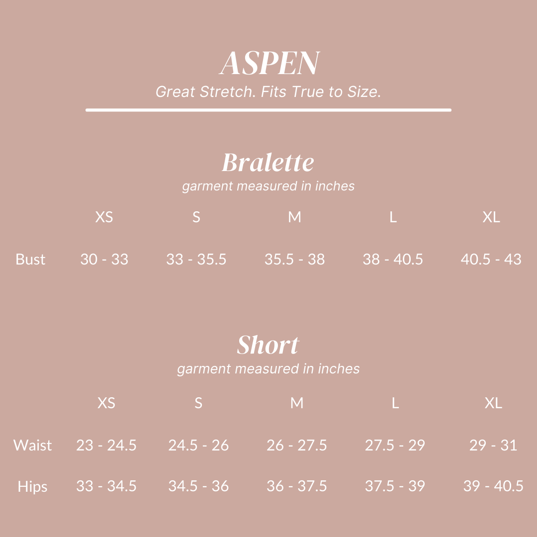 Aspen Set Size Chart